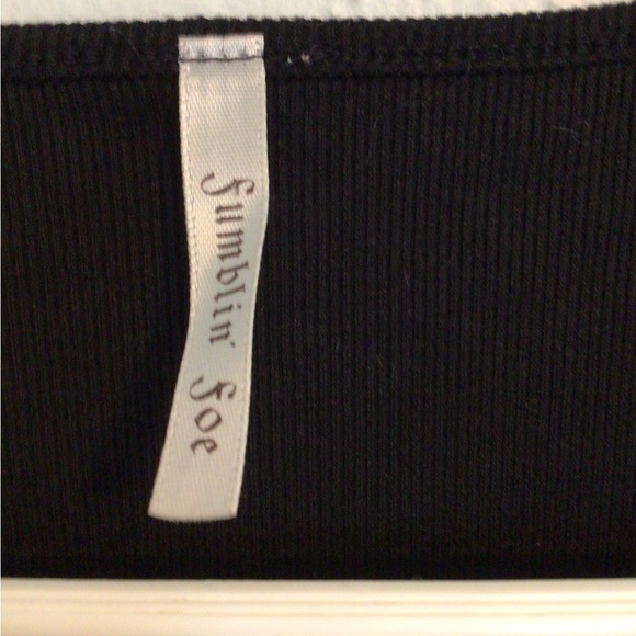 Fumblin’ Foe Woman’s Black Sequined Tank Top. Size Small. - Picture 2 of 3